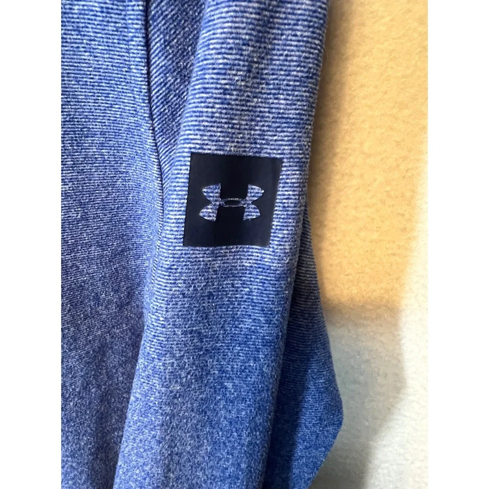 Under Armour ColdGear Pullover‎ Small Blue 1/4 Zip Athletic Top Lightweight S